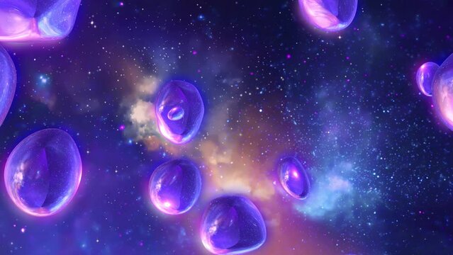 Bolle Fluttuanti nello spazio 3D - Floating bubbles in 3D space