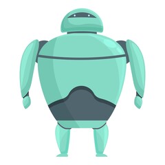 Alien icon cartoon vector. Cute toy. Science bot