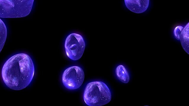 Bolle Fluttuanti nello spazio 3D - Floating bubbles in 3D space