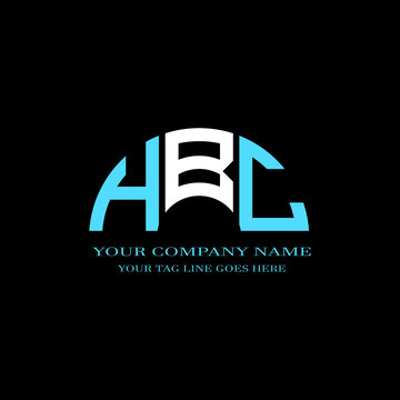 HBC letter logo creative design with vector graphic