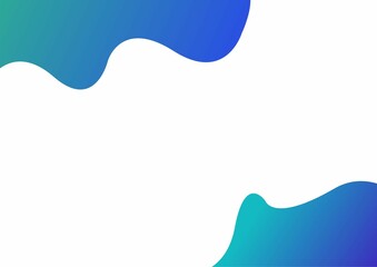 abstract blue wave background with space for text