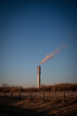 Smoke from the chimney