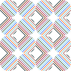 Circle Striped Colorful Pattern