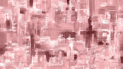 Dusty rose color, large monochromatic backdrop, abstract oil paint strokes
