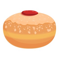Sweet bakery icon cartoon vector. Australian food. Plate menu