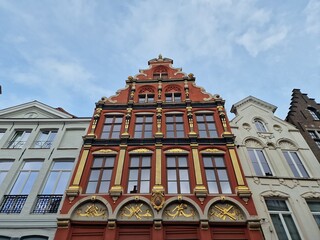 facade of a building in the center