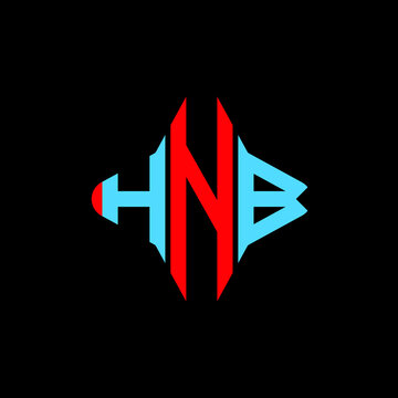 HNB letter logo creative design with vector graphic