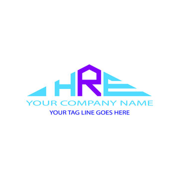 HRE letter logo creative design with vector graphic