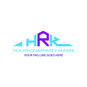 HRK letter logo creative design with vector graphic