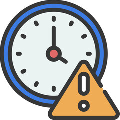 Clock Warning Icon