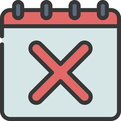 Delete Calendar Icon