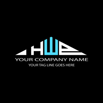 HWP letter logo creative design with vector graphic