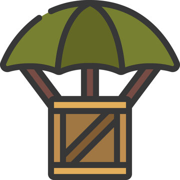 Air Drop Supplies Icon