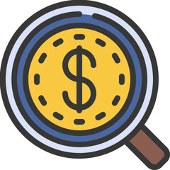 Money Analysis Icon