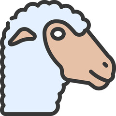Sheep Face Icon