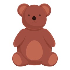 Bear toy icon cartoon vector. Store toy. Shop child bear