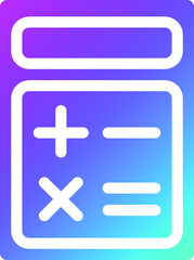 Obraz premium Calculator Vector Icon Design Illustration