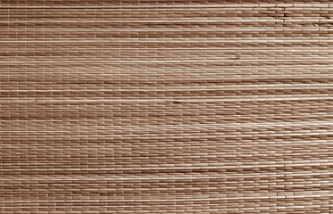 Obraz premium Natural bamboo wallpaper texture in brown color.
