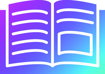 Book Vector Icon Design Illustration