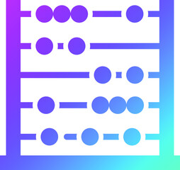 Obraz premium Abacus Vector Icon Design Illustration
