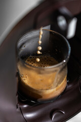 Coffee machine on a table