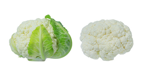 Cauliflower isolated on white background