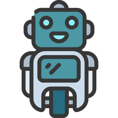 Wheel Robot Icon
