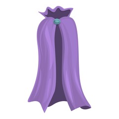 Super cloak icon cartoon vector. Hero cape. Flying mantle