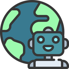 Travel Help Bot Icon