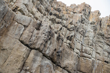 福井県　東尋坊の絶壁