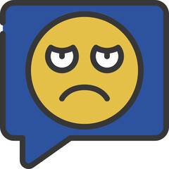 Bad Review Message Icon