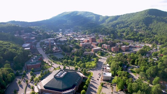aerial high push in boone nc, north carolina