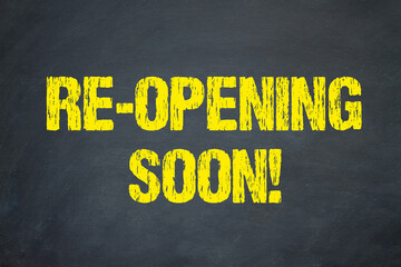 Re-opening soon!