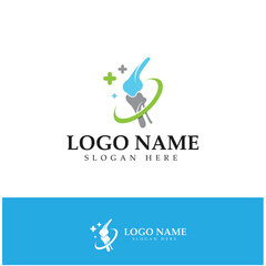 bone care healt logo symbol abstract design vector