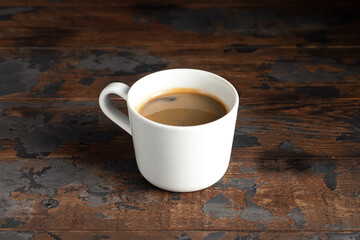 Coffee, Americano coffee on a wooden background