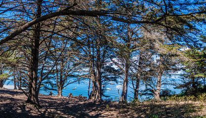 Panorama ile aux moines bretagne