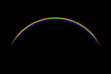 黒バック虹素材
