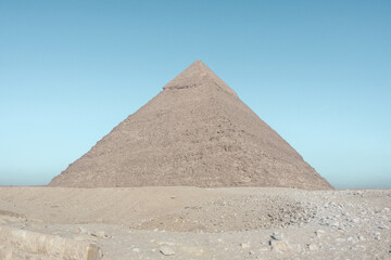 Obraz na płótnie Canvas The Pyramids of Giza in Caïro.