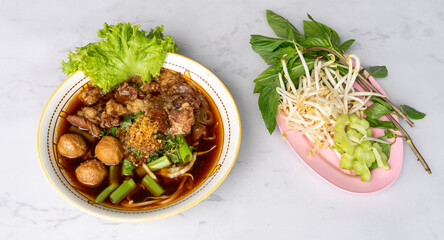 Thai Spicy Salads and Stewed Beef Pork Noodles