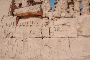 The temple complex of Karnak in Luxor.