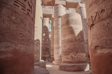 The temple complex of Karnak in Luxor.