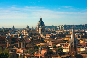 Wonderful panoramic view of Rome
