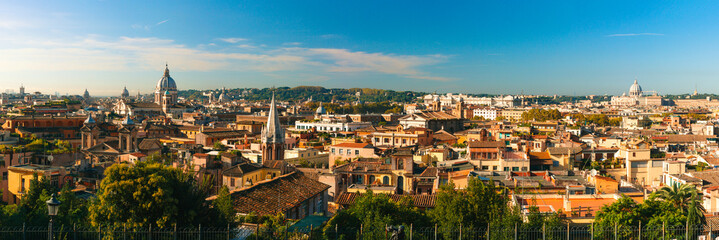Obraz na płótnie Canvas Wonderful panoramic view of Rome