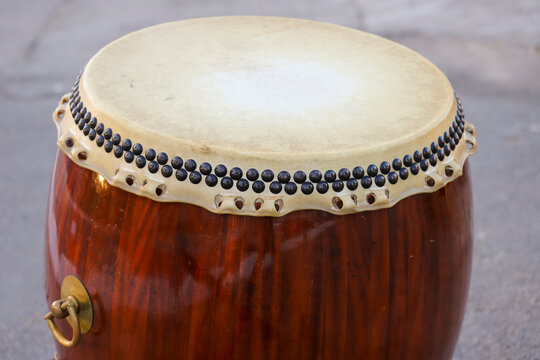Japanese culture drum, also known as taiko or wadaiko.