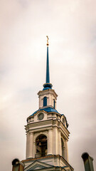 Obraz premium Orthodox village bell tower