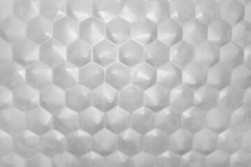 Honeycomb pattern abstract gray white background hexagonal geometric shape wall design modern interior