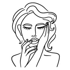 Beauty woman, Woman line art, Woman pose