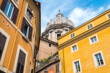 Fototapeta premium beautiful street of rome, italy