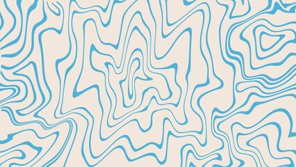 White topographic backgrounds and textures with abstract art creations, random blue waves line background