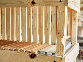 Device for making and storing bee frames. Apiculture. Making honey. Caring for bee colonies.